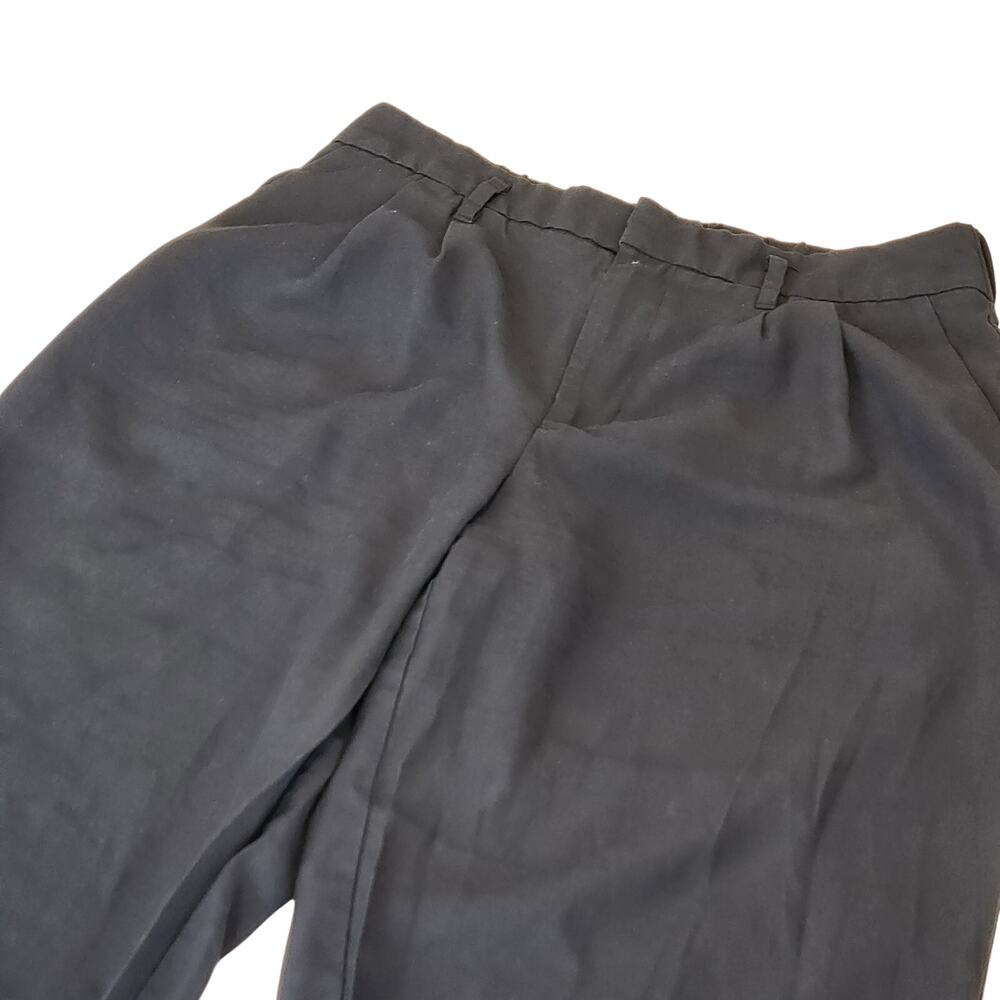A New Day Black Pleated Trousers - Women Size 8